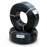 أنابيب HDPE  نيبروبلاست PE 100 ضغط 20 بار قطر خارجي 75 مم سمك 8.4 مم لون اسود