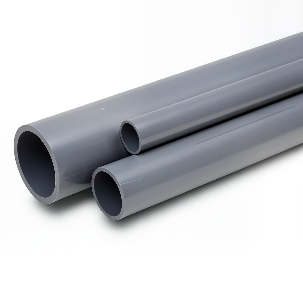 مواسير UPVC ضغط اسمي 12.5 بار قطر خارجي 180 مم سمك 8.6 مم