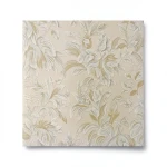Leaf-patterned Wallpaper Wall Cover 10m×1.06m Beige Color, Model Z46045