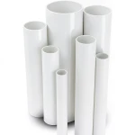 مواسير UPVC ضغط اسمي 6 بار قطر خارجي 110 مم سمك 3.2 مم لون أبيض