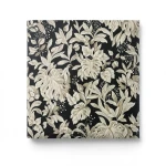 Italian Wall Decoration 10m Length, 1.06m Width, Black with Beige