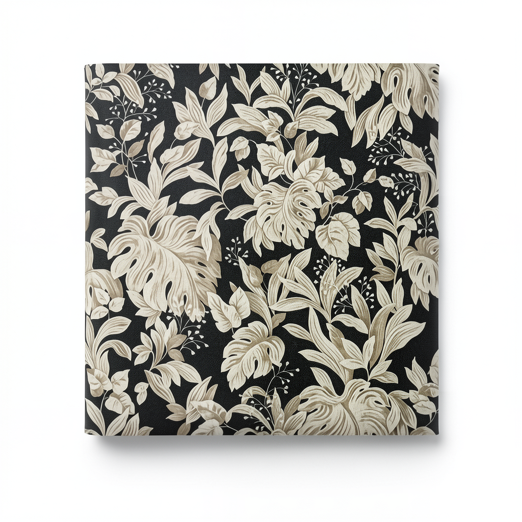 Italian Wall Decoration 10m Length, 1.06m Width, Black with Beige
