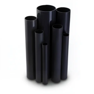مواسير UPVC ضغط اسمي 6 بار قطر خارجي 110 مم سمك 3.2 مم لون اسود