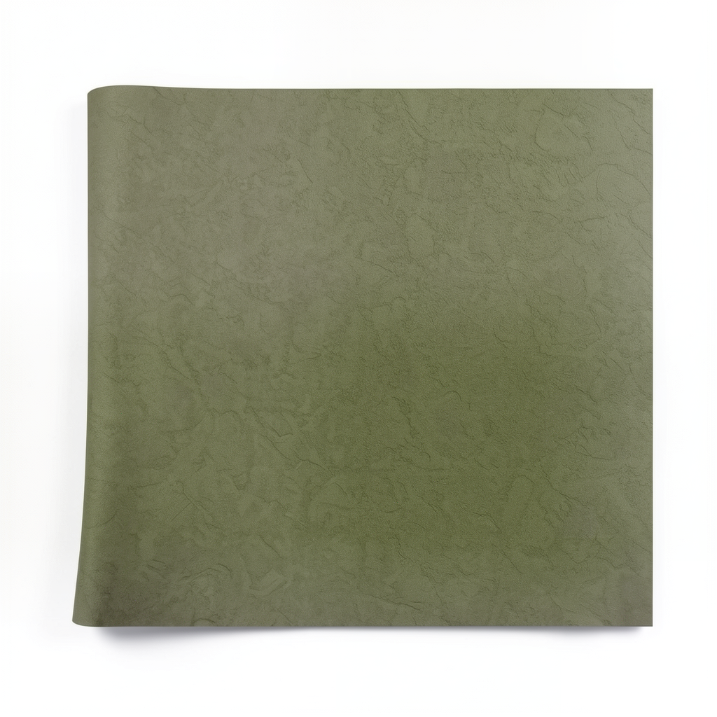 Patterned Wallpaper 10m×1.06m Olive Green Color, Model Z46042