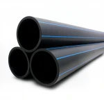 مواسير HDPE نيبروبلاست PE 100 ضغط 20 بار قطر خارجي 500 مم سمك 55.8 مم لون اسود