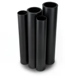 مواسير HDPE PE 80 ضغط 6 بار قطر 1400 مم سمك 63.7 مم لون أسود