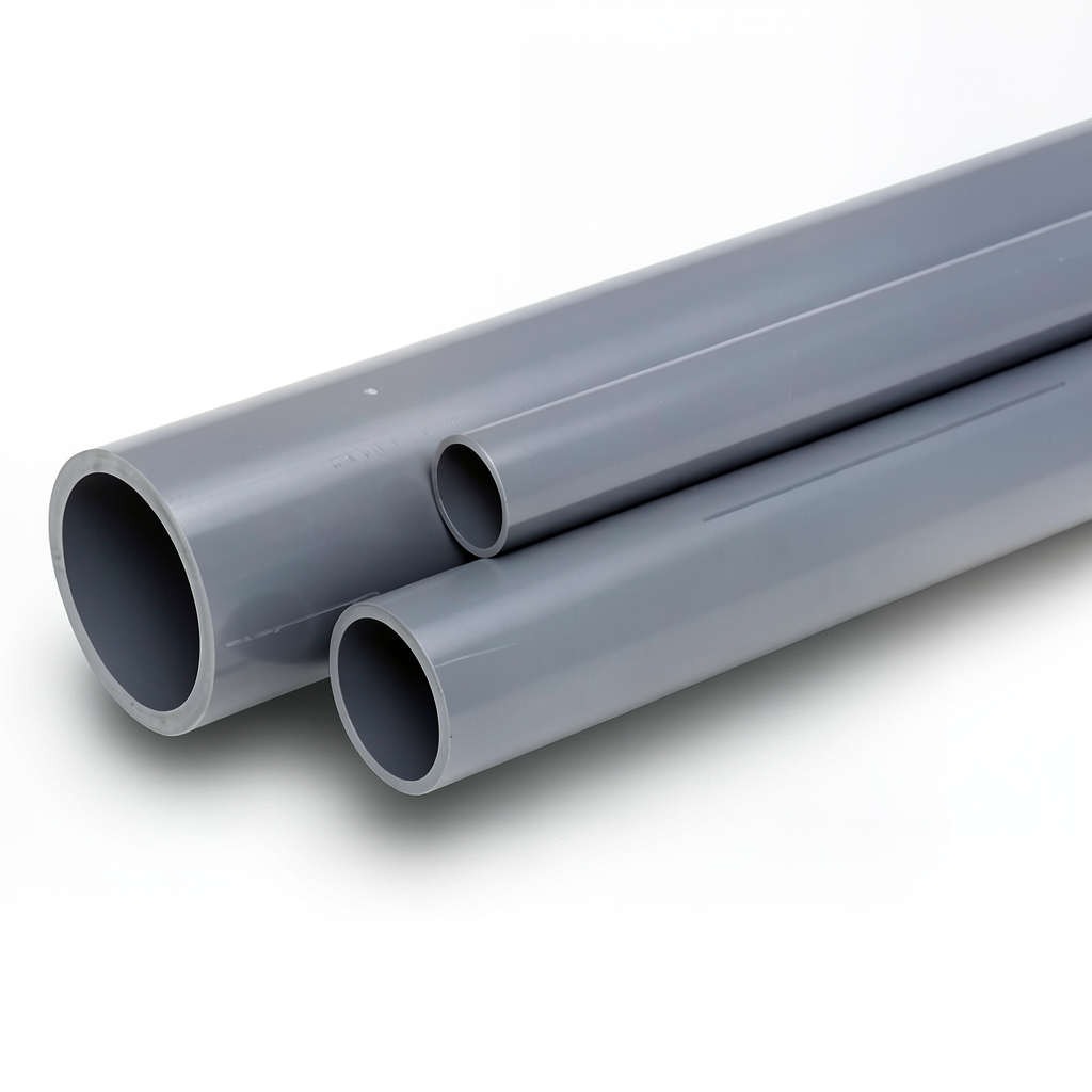 مواسير UPVC ضغط اسمي 12.5 بار قطر خارجي 180 مم سمك 8.6 مم