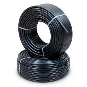 أنابيب HDPE PE 80 ضغط 10 بار قطر 20 مم سمك 1.8 مم أسود