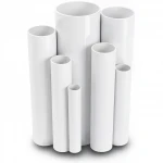 UPVC Pipes Modern Technology Nominal Pressure 21.7  Bar Size 1 ½ inch Thickness 3.58  mm White Colour