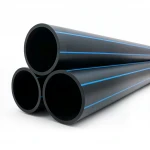 مواسير HDPE نيبروبلاست PE 100 ضغط 20 بار قطر خارجي 450 مم سمك 50.3 مم لون اسود