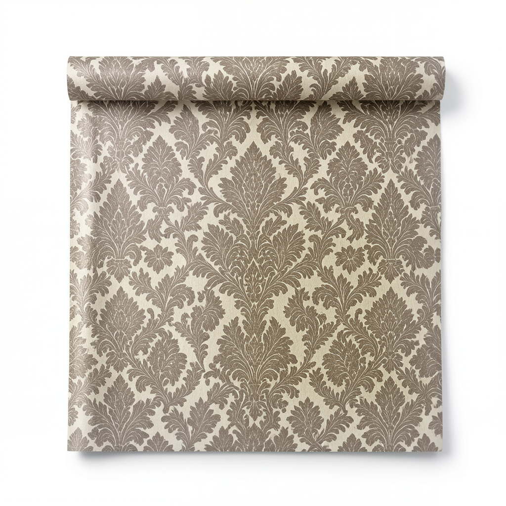 Italian Wall Decoration Brown with Beige Color, Size 10m×0.70m, Model 12021