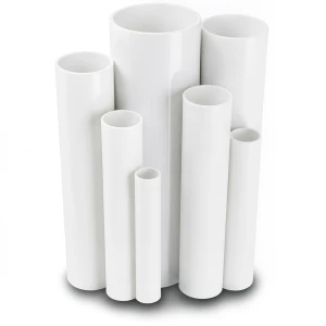 مواسير UPVC ضغط اسمي 6 بار قطر خارجي 110 مم سمك 3.2 مم لون أبيض
