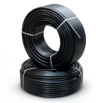 Al-Rajhi HDPE Pipes PE 80 Pressure 10 Bar Outside Diameter 110 mm Thickness 8.1 mm Black