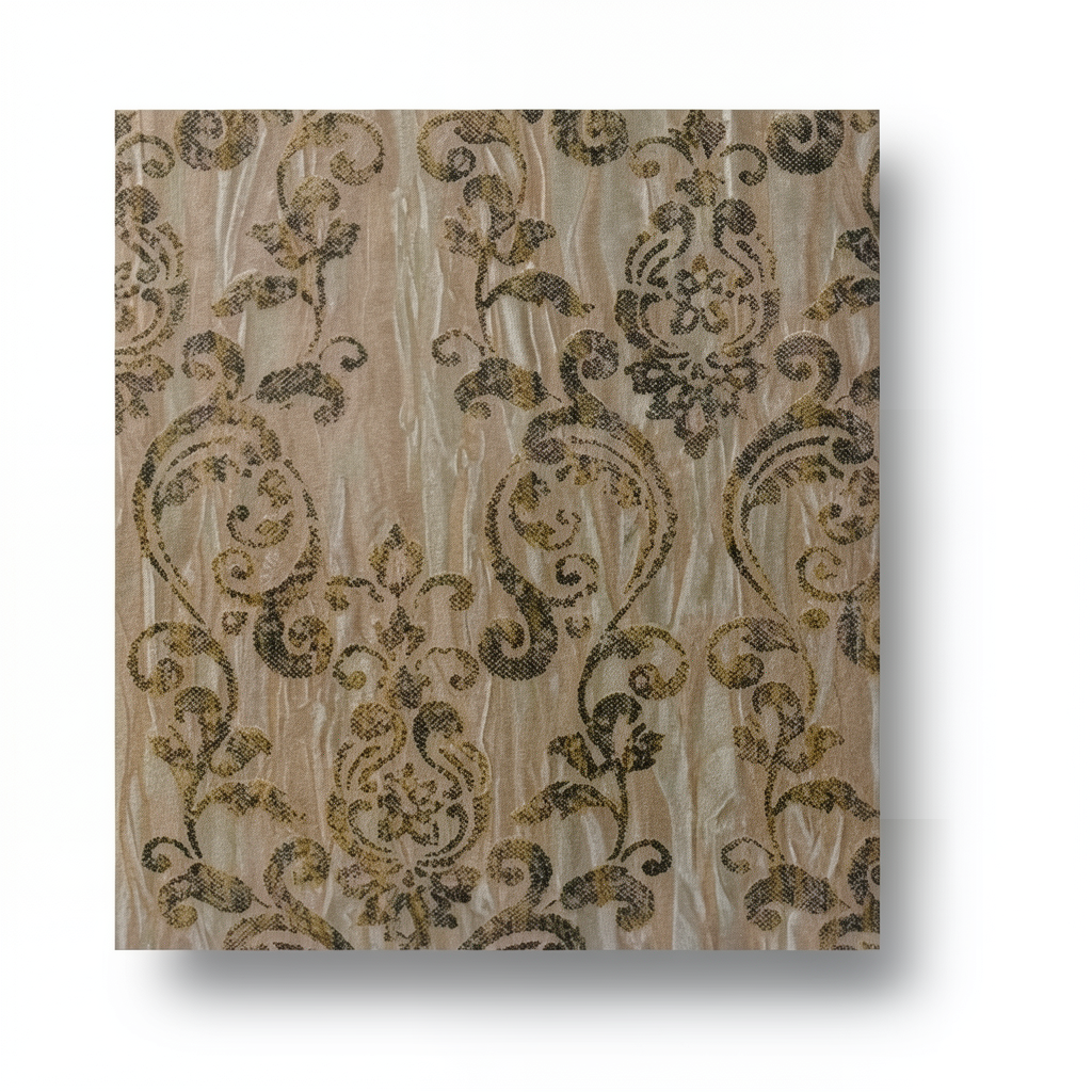 Patterned Wall Covering 10m×0.70m Brown Color, Model 12024