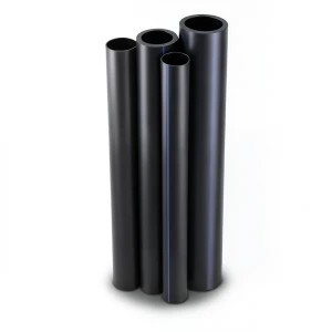 أنابيب HDPE PE 80 ضغط 10 بار قطر خارجي 225 مم سمك 16.6 مم لون أسود