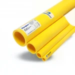 مواسير HDPE نيبروبلاست PE 100 ضغط 20 بار قطر خارجي 315 مم سمك 35.2 مم لون أصفر 