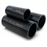 أنابيب HDPE PE 100 ضغط 16 بار قطر خارجي 75 مم سمك 6.8 مم لون أسود | مصنع أنظمة الانابيب السعودي (SPS)