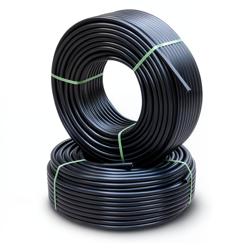أنابيب HDPE الراجحي PE 100 ضغط 6 بار قطر خارجي 32 مم سمك 2.3 مم لون أسود