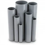 UPVC Pipes Modern Technology Nominal Pressure 21.7  Bar Size ½ inch Thickness 1.57  mm Gray Colour