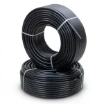 أنابيب HDPE الراجحي PE 80 ضغط 10 بار قطر خارجي 50 مم سمك 3.7 مم لون أسود