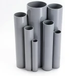 UPVC Pipes Nominal Pressure 6 Bar Outside Diameter 110 mm Thickness 3.2 mm Gray