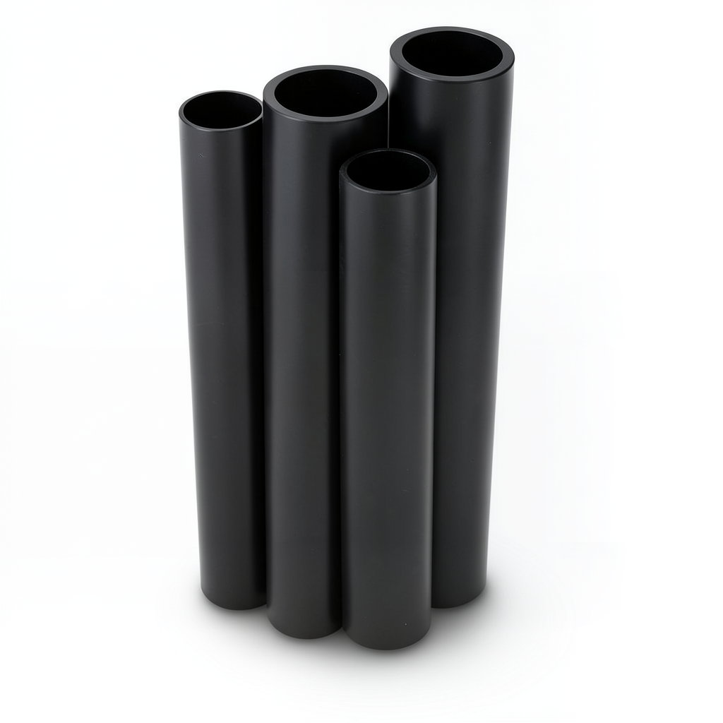 Al-Rajhi HDPE Pipe PE 100 Schedule 6 Bar 140 mm OD 8 mm Thickness Black
