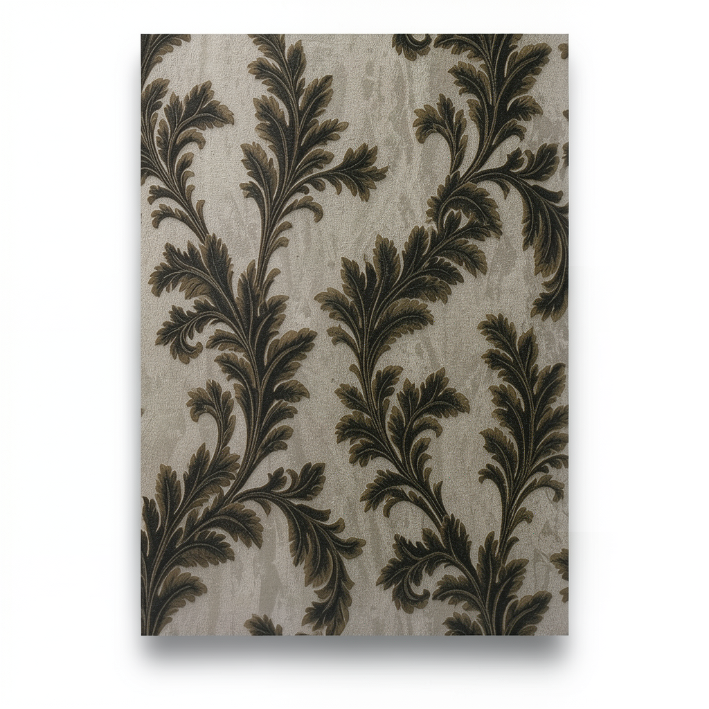 Patterned Wall Covering 10m×0.70m Dark Beige, Model 12032