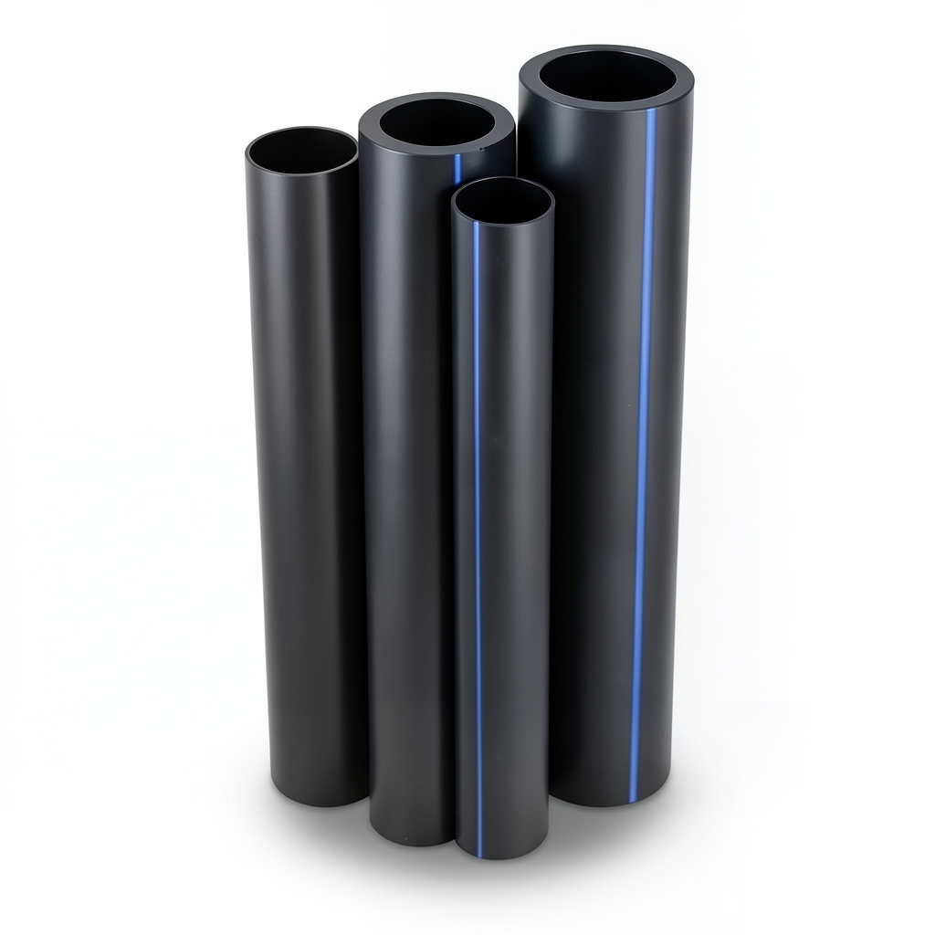 أنابيب HDPE الراجحي PE 80 ضغط 10 بار قطر خارجي 160 مم سمك 11.8 مم أسود