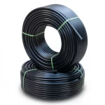 HDPE Pipes PE 80 Pressure 10 Bar Diameter 20 mm Thickness 1.8 mm Black