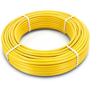 أنابيب HDPE الراجحي PE 100 ضغط 6 بار قطر خارجي 20 مم سمك 2.3 مم لون أصفر