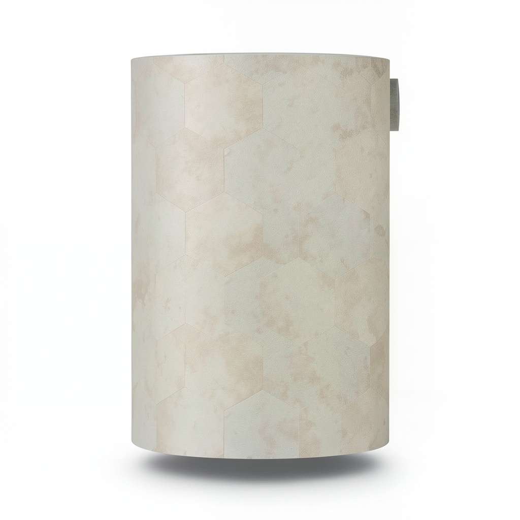 Italian Wall Decoration Geometric Design, Light Brown, 10m Roll