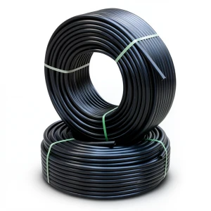 أنابيب HDPE PE 100 ضغط 6 بار قطر خارجي 40 مم سمك 2.3 مم لون أسود