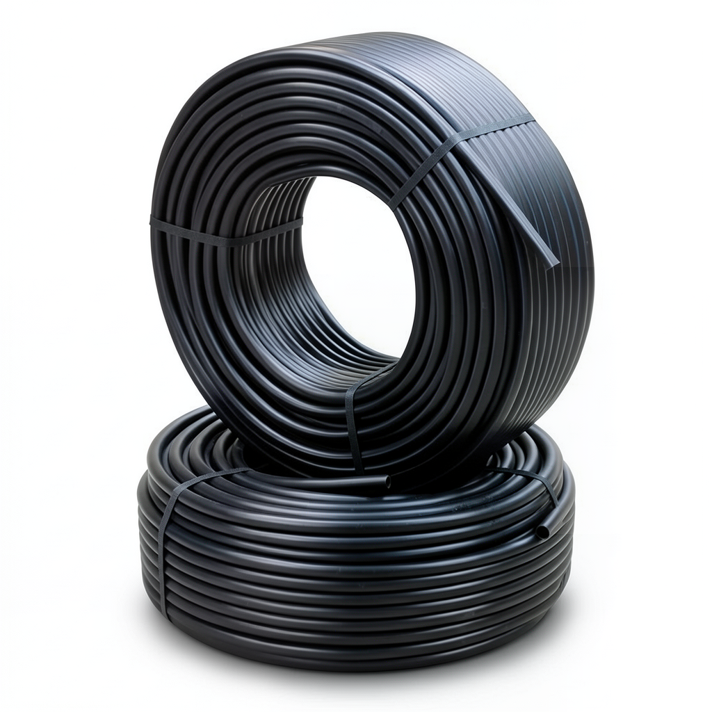 أنابيب HDPE PE 100 ضغط 6 بار قطر 50 مم سمك 2.9 مم أسود