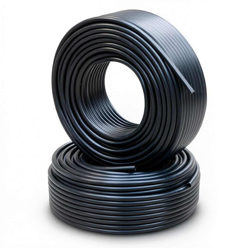 أنابيب HDPE الراجحي PE 80 ضغط 10 بار قطر خارجي 110 مم سمك 8.1 مم لون اسود