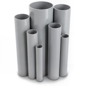 UPVC Pipes Nominal Pressure 10 Bar Outside Diameter 110 mm Thickness 5.3 mm Gray