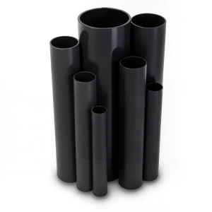 مواسير UPVC ضغط اسمي 10 بار قطر خارجي 110 مم سمك 5.3 مم لون اسود