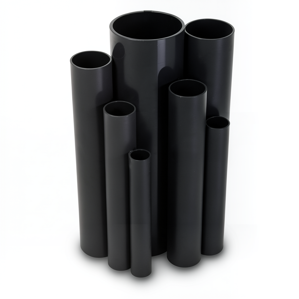 UPVC Pipes Nominal Pressure 10 Bar Outside Diameter 110 mm Thickness 5.3 mm Black