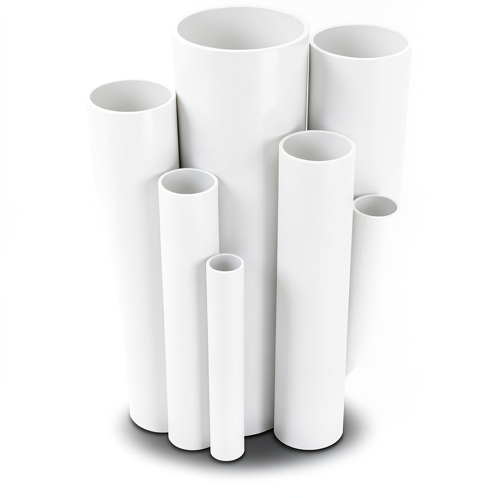 UPVC Pipes Nominal Pressure 16 Bar Outside Diameter 110 mm Thickness 8.2 mm White