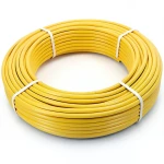 أنابيب HDPE الراجحي PE 100 ضغط 6 بار قطر خارجي 20 مم سمك 2.3 مم لون أصفر