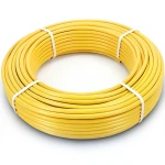 أنابيب HDPE PE 100 ضغط 6 بار قطر خارجي 25 مم سمك 2.3 مم لون أصفر