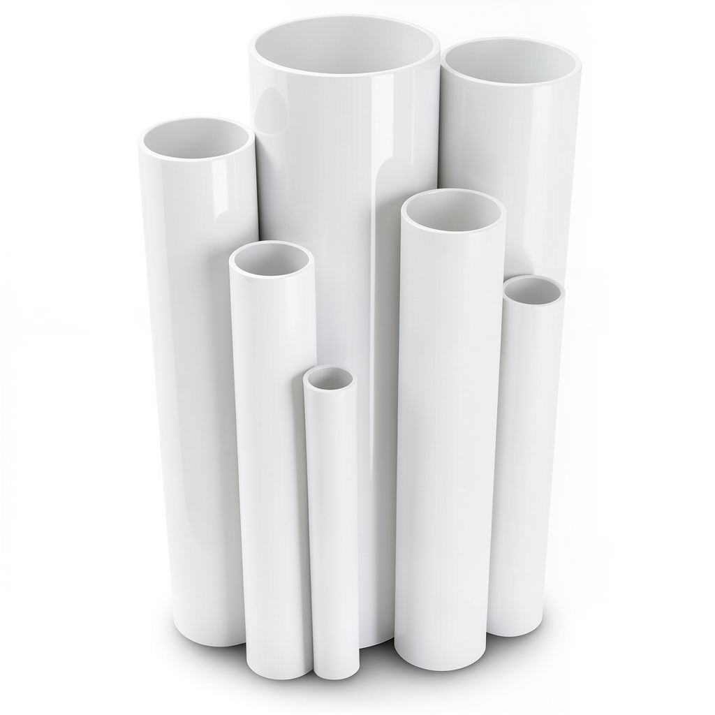 UPVC Pipes Pressure 4 Bar Outside Diameter 125 mm Thickness 2.5 mm White