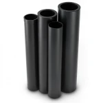 HDPE Pipes PE 80 Pressure 10 Bar Outside Diameter 225 mm Thickness 16.6 mm Black