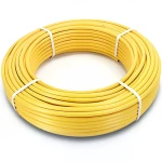 أنابيب HDPE الراجحي PE 100 ضغط 6 بار قطر خارجي 32 مم سمك 2.3 مم لون أصفر
