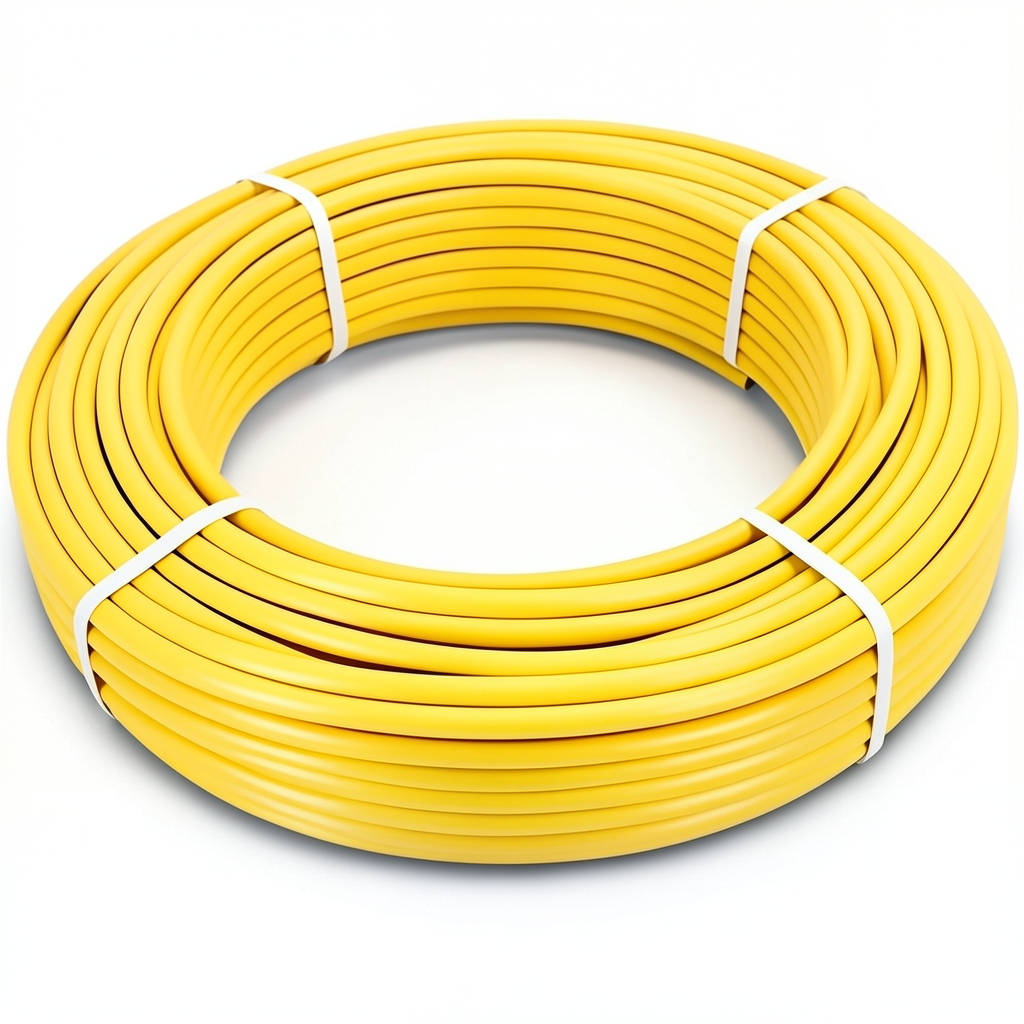 Al-Rajhi HDPE Pipes PE 100 Pressure 6 Bar Outside Diameter 50 mm Thickness 2.9 mm Yellow