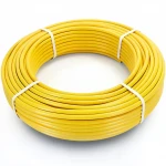 أنابيب HDPE الراجحي  PE 80 ضغط 8 بار قطر خارجي 90 مم سمك 8.2 مم لون أصفر 