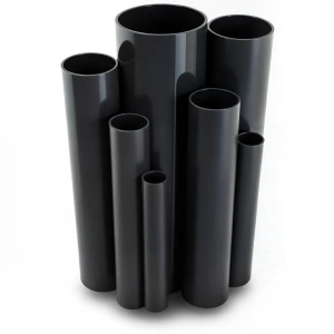 مواسير UPVC ضغط 10 بار قطر خارجي 125 مم سمك 6 مم لون اسود
