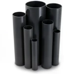 مواسير UPVC ضغط 16 بار قطر خارجي 125 مم سمك 9.3 مم لون اسود