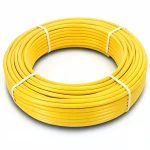 أنابيب HDPE الراجحي  PE 80 ضغط 8 بار قطر خارجي 110 مم سمك 10 مم لون أصفر 