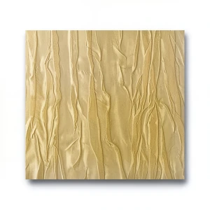 Patterned Wall Decoration 10m×0.70m Gold Color, Model 12028