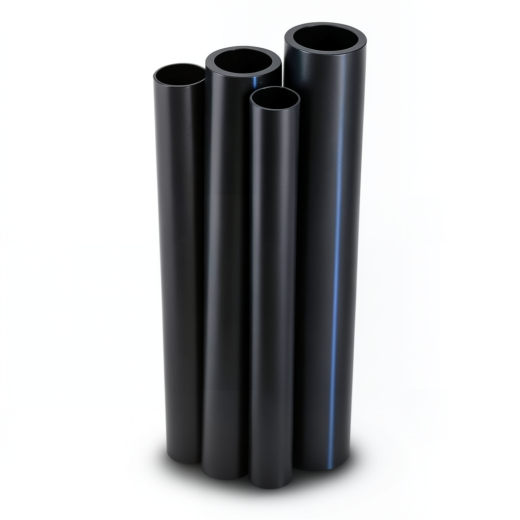 أنابيب HDPE الراجحي PE 80 ضغط 10 بار قطر 315 مم سمك 23.2 مم أسود
